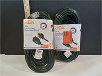 Two 55ft Extension Cords