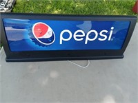 Vtg plastic Pepsi light works great shape