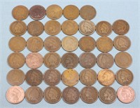 (40) Indian Head Cents