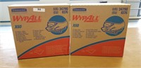 2 Boxes Wypall Wipes