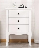 UBesGoo Nightstand W/ 3 Drawers - 99