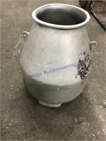 Aluminum milk bucket, no handle