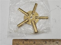 New Clock Makers Brass Uni Odd Sizes Clock Keys
