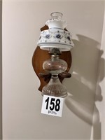 Vintage Oil Lamp With Holder(LR)