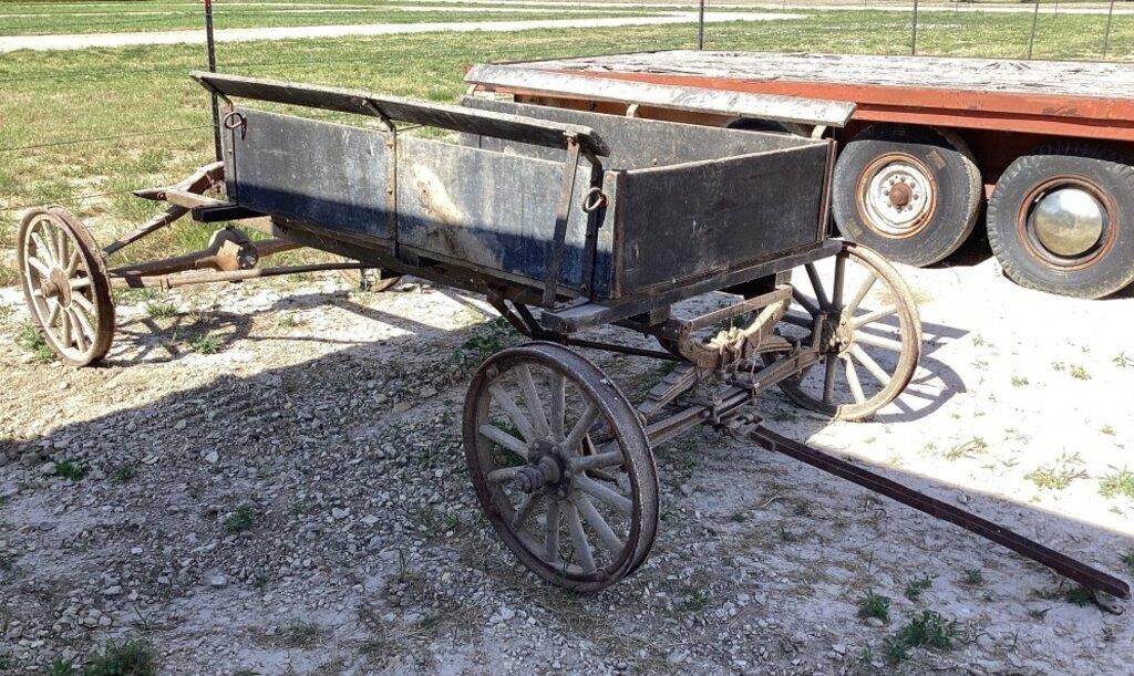 Homemade wagon on frame- Frame-59 x 14 FT.