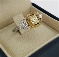 Diamond Ladies Watch: Rolex YG/SS DateJust