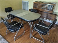 Romito Donnelly chairs and vintage table