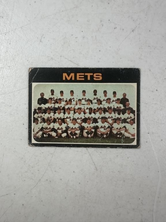 1971 TOPPS BASEBALL CARD - METS TEAM #641