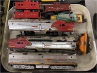 American Flyer Locomotives with Freight Cars