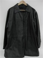 Centrigrade Leather Button Down Coat Size 1X