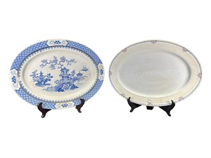 2- Antique Platters