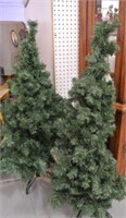 2 Artificial Christmas Trees