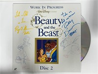 Autograph COA Beauty and the Beast Vinyl