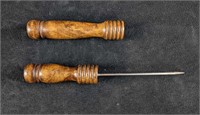 Vintage Wooden Handle Icepick Self Defense