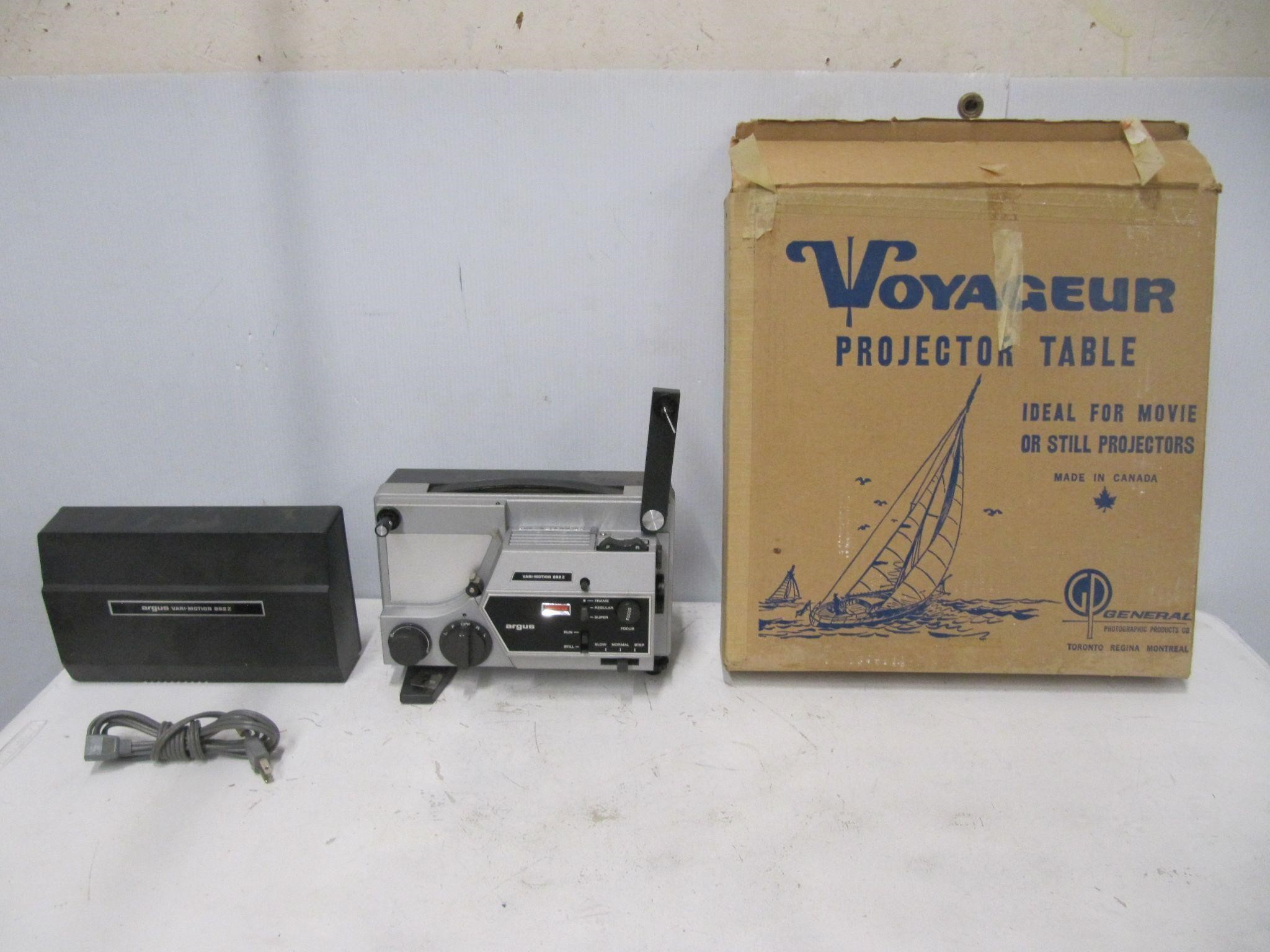 PROJECTOR & PROJECTOR TABLE