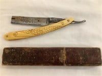 H. Boker & Co., Germany Straight Razor and Case