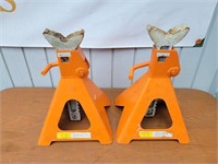(2) 6-Ton Heavy Duty Jack Stands