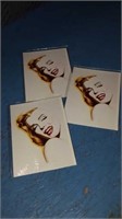 Three new Marilyn Monroe note cards with
