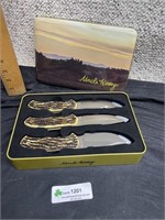 Uncle Henry 3 Knife Set in Tin
