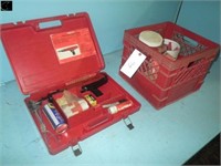 Hilti DX36fastener w/ crate of supplies