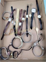 Women's wristwatches, including quartz, timex,