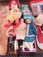 Bandito marionette, Ronald McDonald doll, two