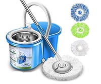 SIMPLI MAGIC SPIN MOP 4 HEADS, PREMIUM, BLUE $36