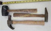Lot of 3 hammers