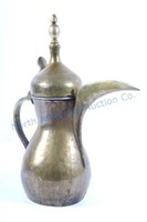 Antique Brass Turkish Bedouin Dallah Coffee Pot