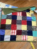 Receiving blanket, lap quilt and a small handmade