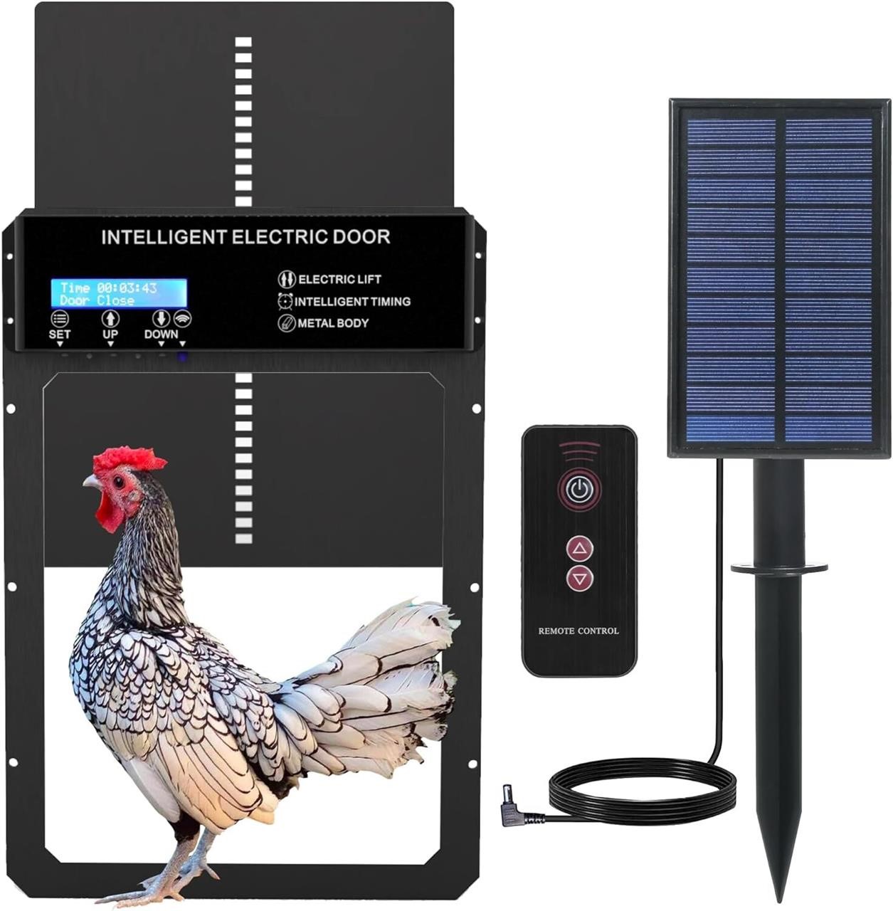 Automatic Chicken Coop Door Solar Powered