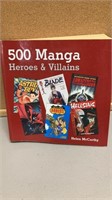500 MANGA HEROES AND VILLAINS BOOK