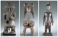 3 West African style sculptures. 20th century.