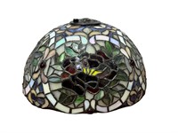 Floral Jeweled Tiffany Style Ceiling Fan Globe