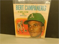 1970 Topps Bert Campaneris Baseball Insert