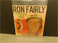 1970 Topps Ron Fairly Baseball Insert