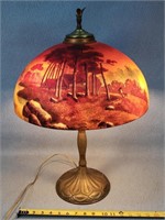 Phoenix Sunset Landscape Taple Lamp