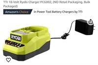 TTI 18-Volt Ryobi Charger PCG002