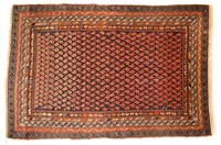 Antique Hamadan rug, approx. 4.2 x 6.1