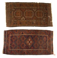 Two Antique Belouch rugs, Afghanistan, circa 1900