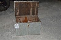 Vintage Wooden Box/Crate and MIsc Contents