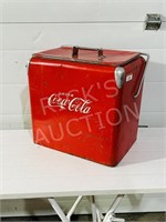vintage tin Coca-Cola cooler