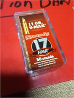 Hornady 17 Gr. V-Max 17 HMR 50rds