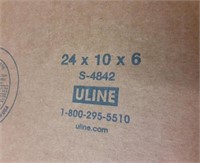 Uline box bundles of 25