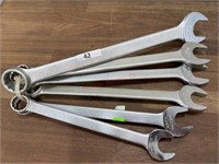 Industrio 6 pc wrench set,  7/8- 1 1/4