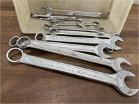 box of misc wrenches