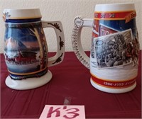 Z - PAIR OF COLLECTIBLE STEINS (K3)