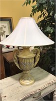 Fancy table lamp with the urn  and a shade, 29