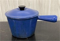 Le Creuset Blue Enamel Cast Iron Pot #14 with Lid