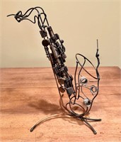 Metal Wire Saxophone Decor